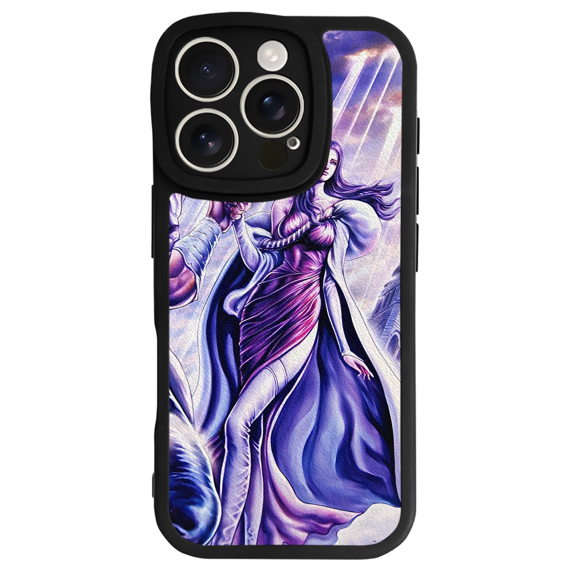 （画像用） 北斗の拳 Fist of the North Star 【iPhone 16シリーズ対応】シリコンスマホケース（レザー調） 材質：シリコン